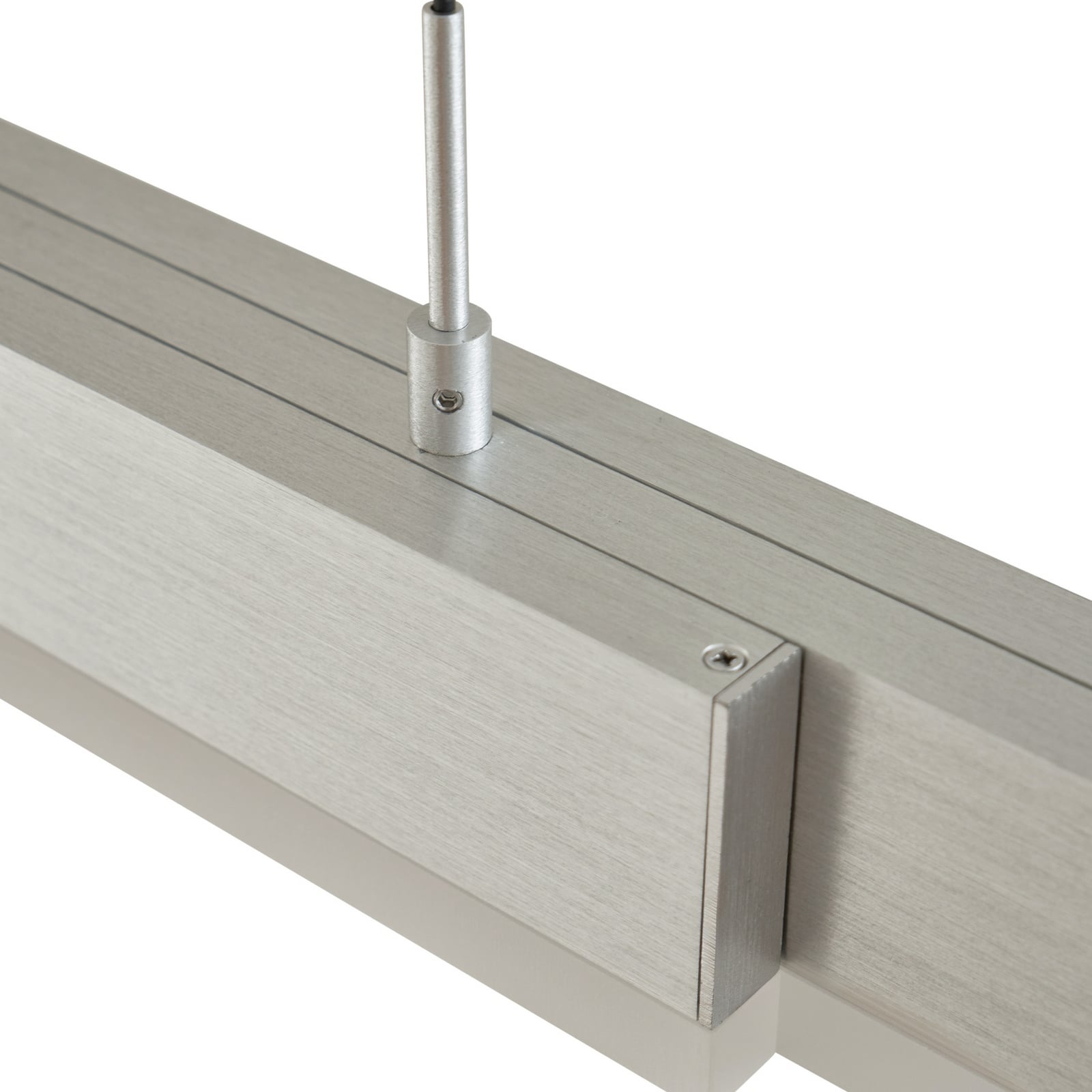 LED pendellampe Torven dimbar CCT aluminium 121 cm lysdetalj
