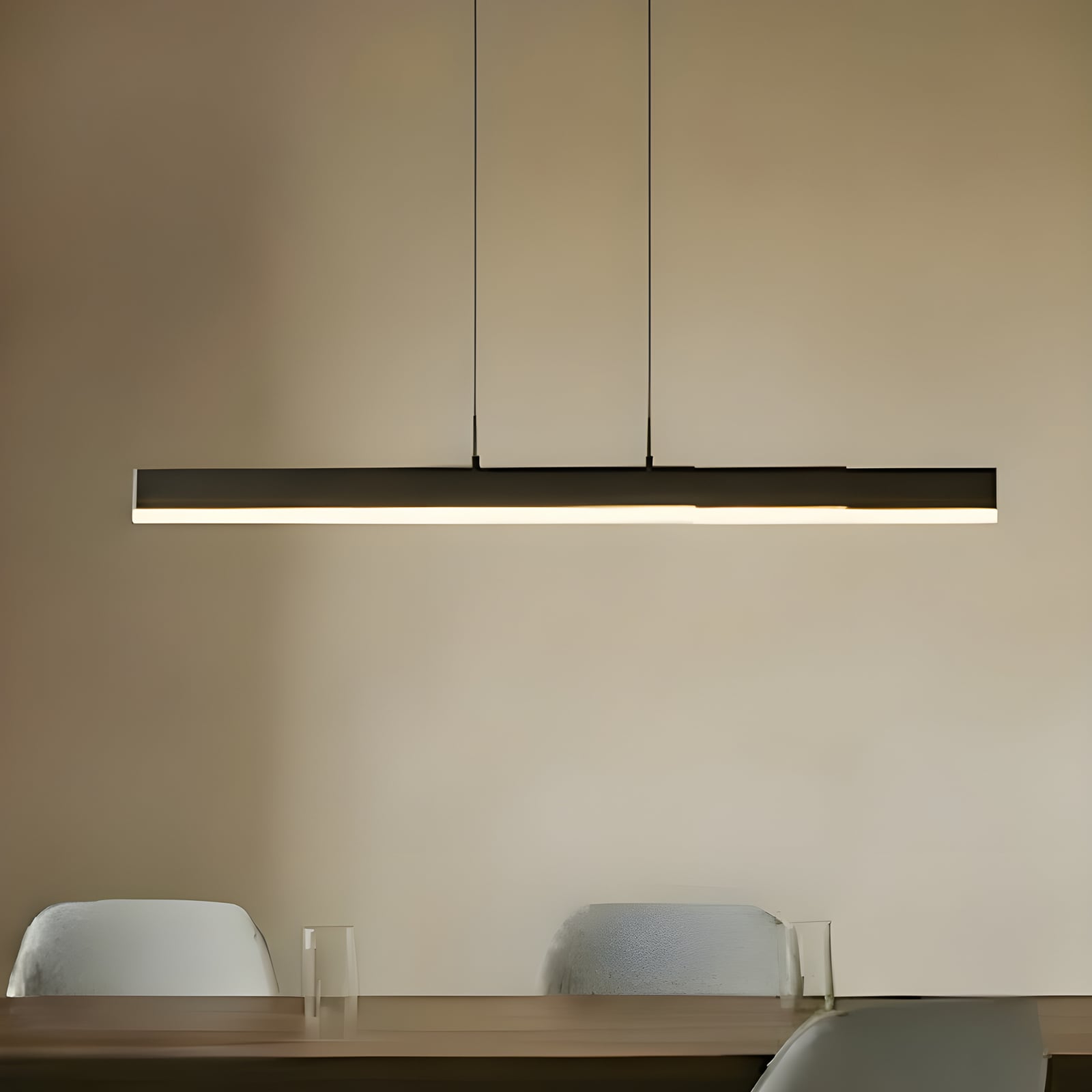 LED pendellampe Torven svart dimbar CCT bakside