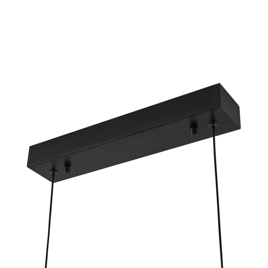 LED pendellampe Torven svart dimbar CCT med dimmer funksjon