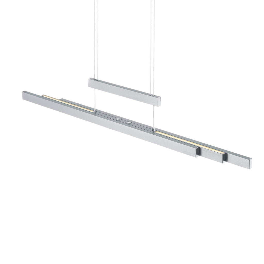 LED pendellampe Trajan dimbar CCT 2700-5000K matt nikkel nærbilde