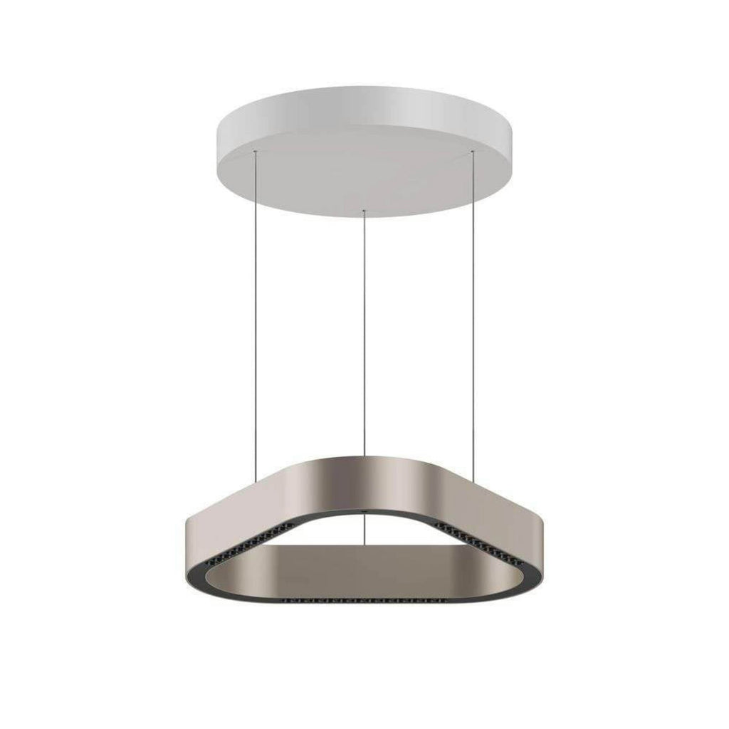 LED pendellampe Trigon elfenben aluminium dimbar bakside