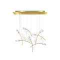 LED pendellampe Tulip 7-lys floralt design forfra
