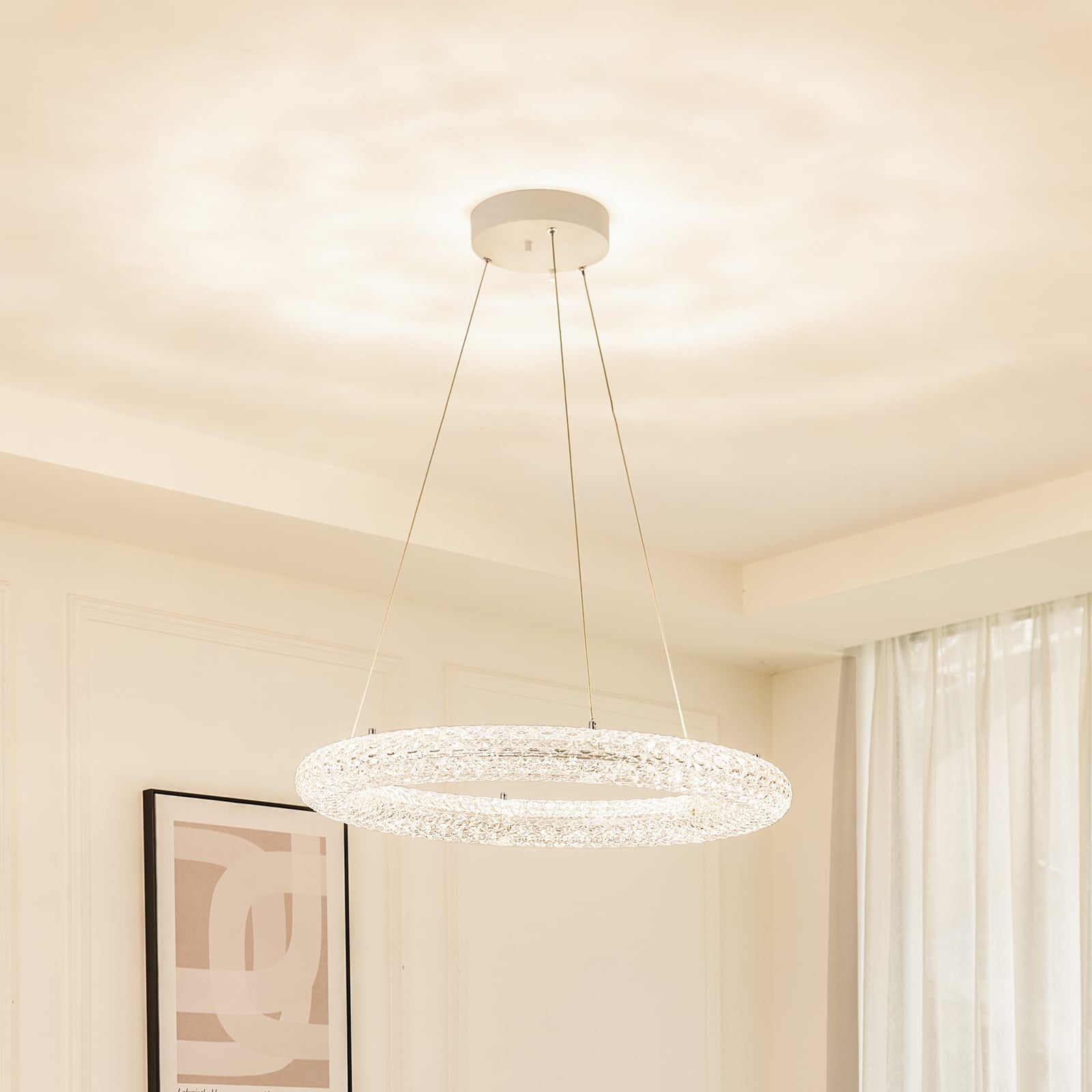 LED pendellampe Tumata CCT dimbar med fjernkontroll forfra