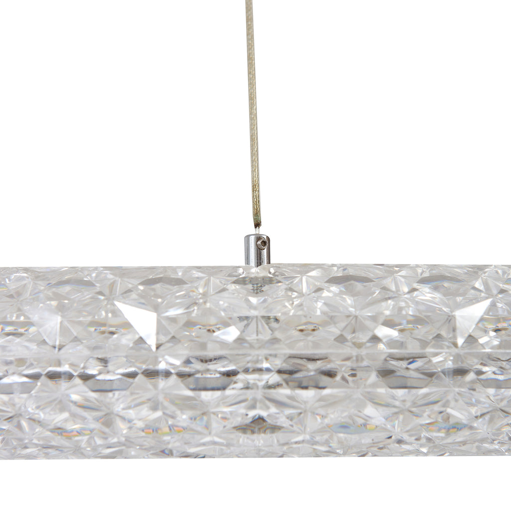 LED pendellampe Tumata CCT dimbar med fjernkontroll detalj av metallramme