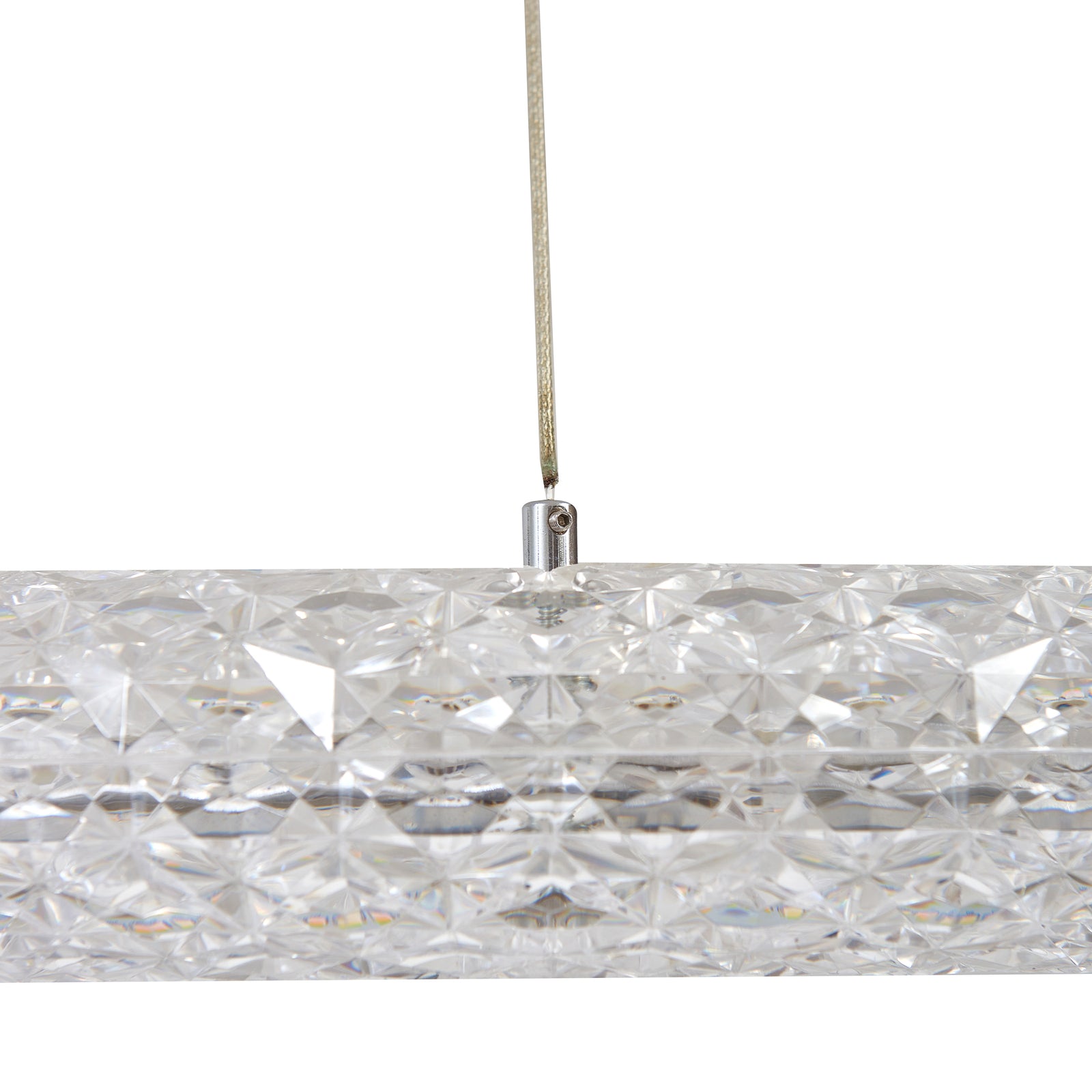 LED pendellampe Tumata CCT dimbar med fjernkontroll detalj av metallramme