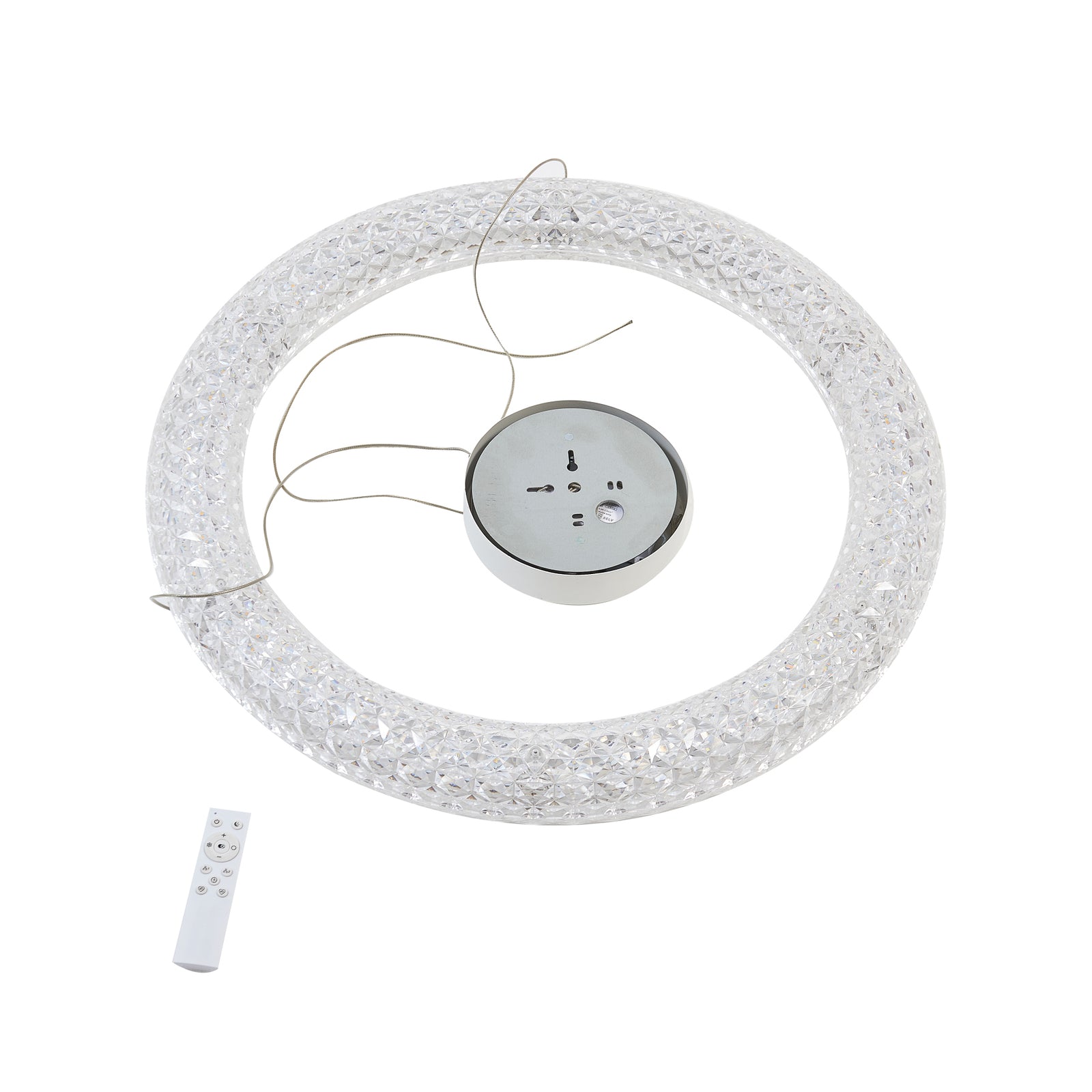 LED pendellampe Tumata CCT dimbar med fjernkontroll lampe i moderne interiør