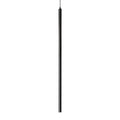 LED pendellampe Ultrathin d100 svart 3000K 11,5W Ideallux forfra