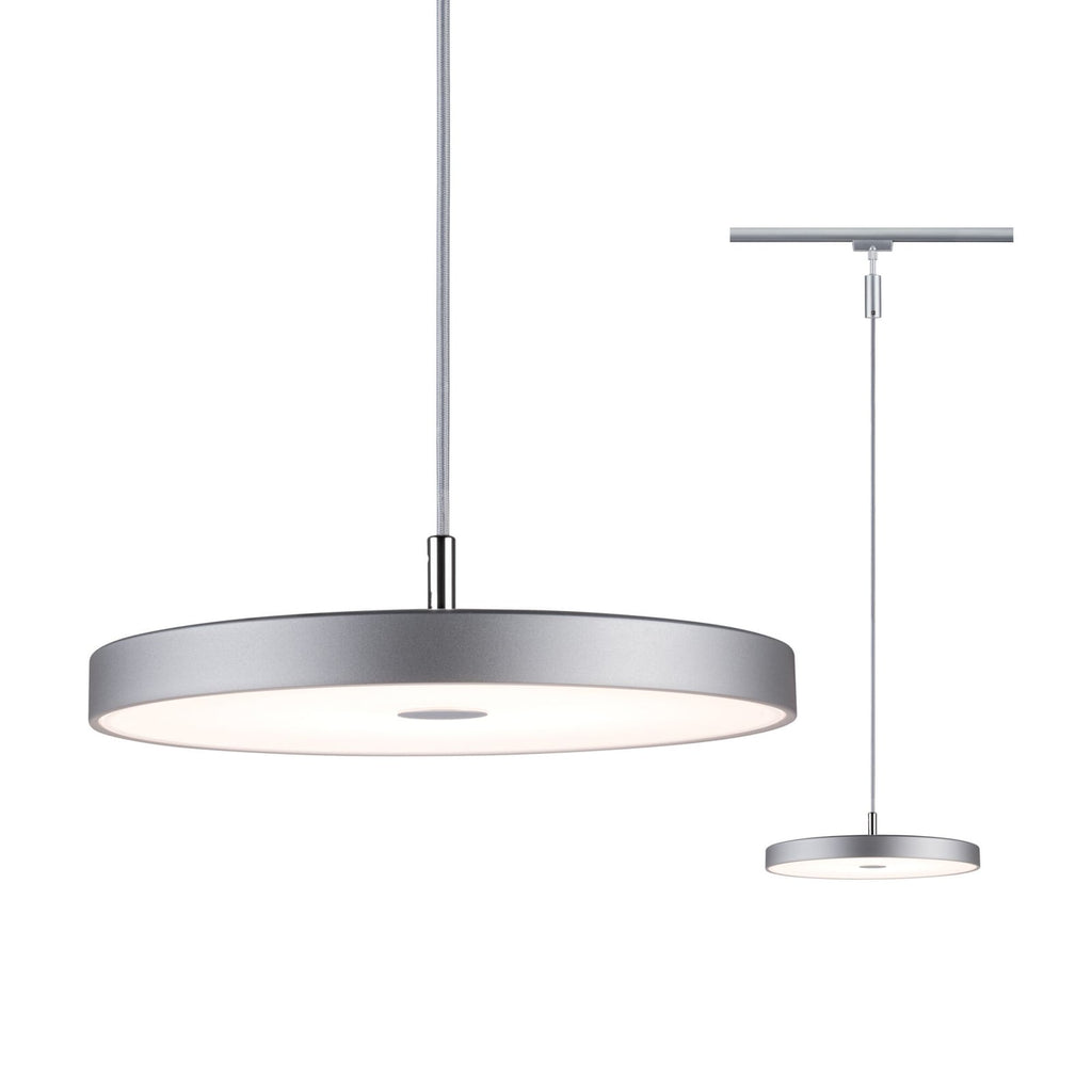 LED pendellampe URail Hildor dimbar krom Ø31 cm 15W side