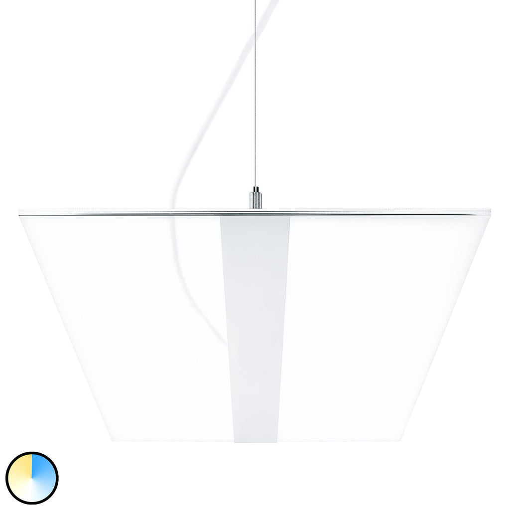 LED pendellampe Vaero 2700-6500K dimbar Bluetooth 125 cm forfra