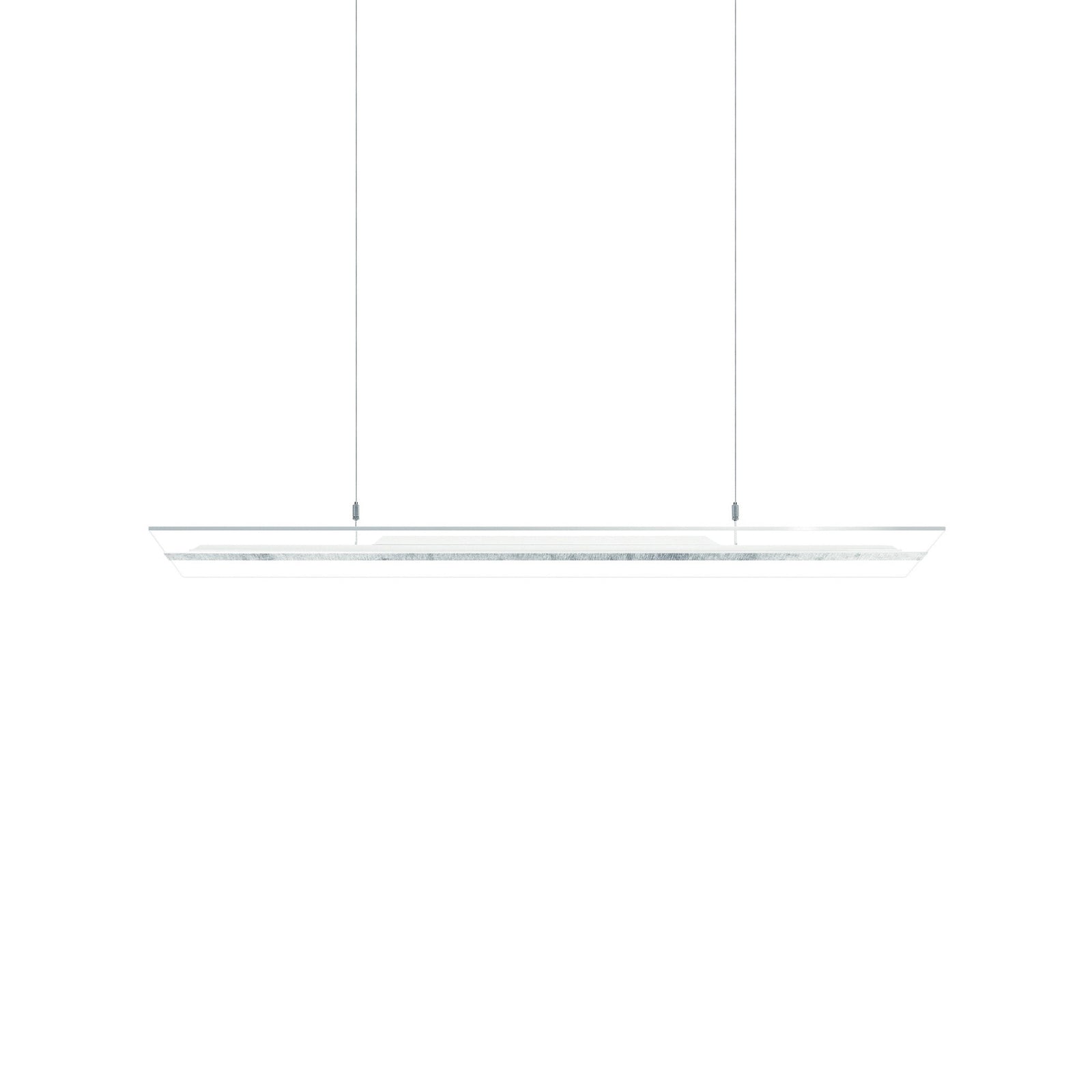 LED pendellampe Vaero 2700-6500K dimbar Bluetooth 125 cm detalj av lysplate