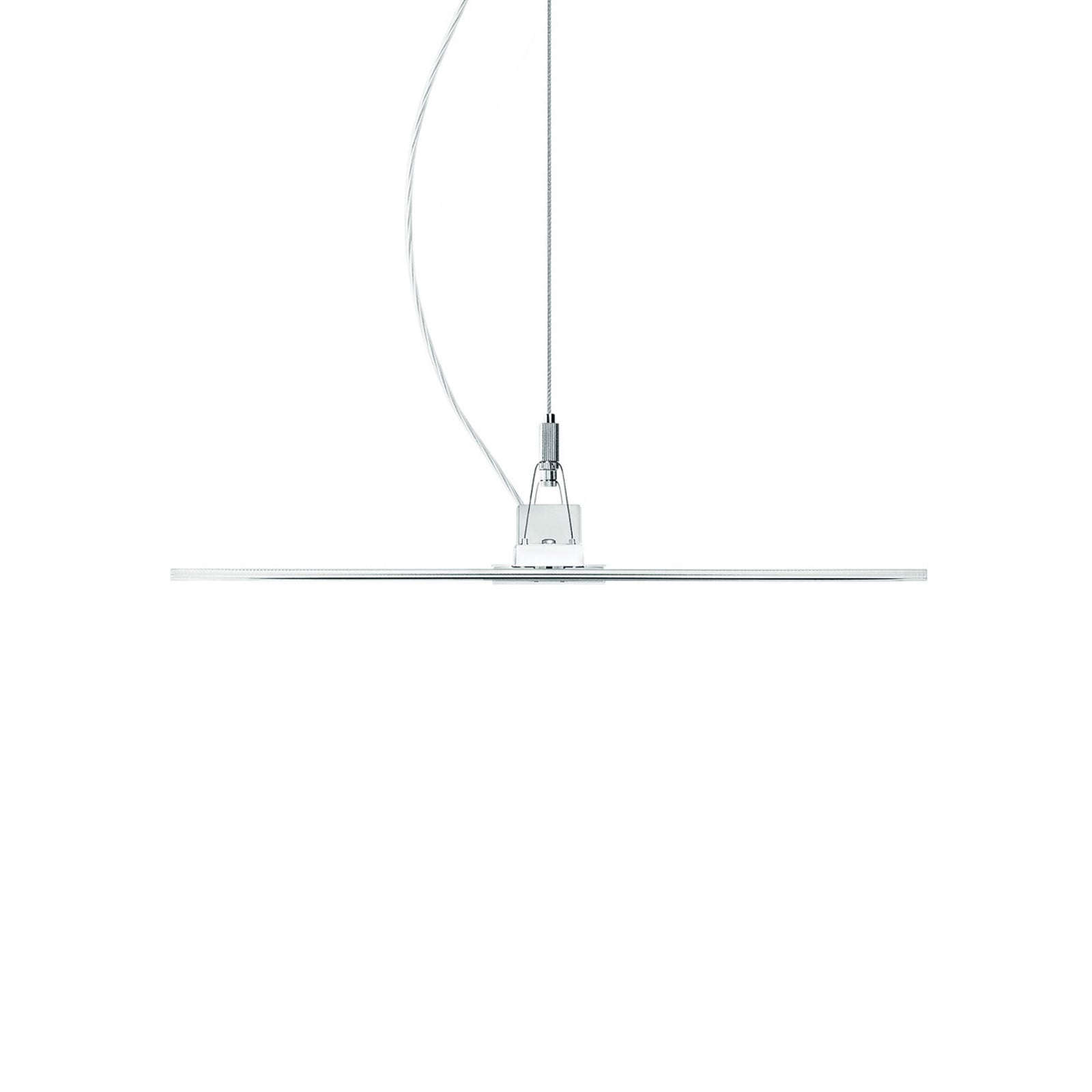 LED pendellampe Vaero 2700-6500K dimbar Bluetooth 125 cm montert i rom