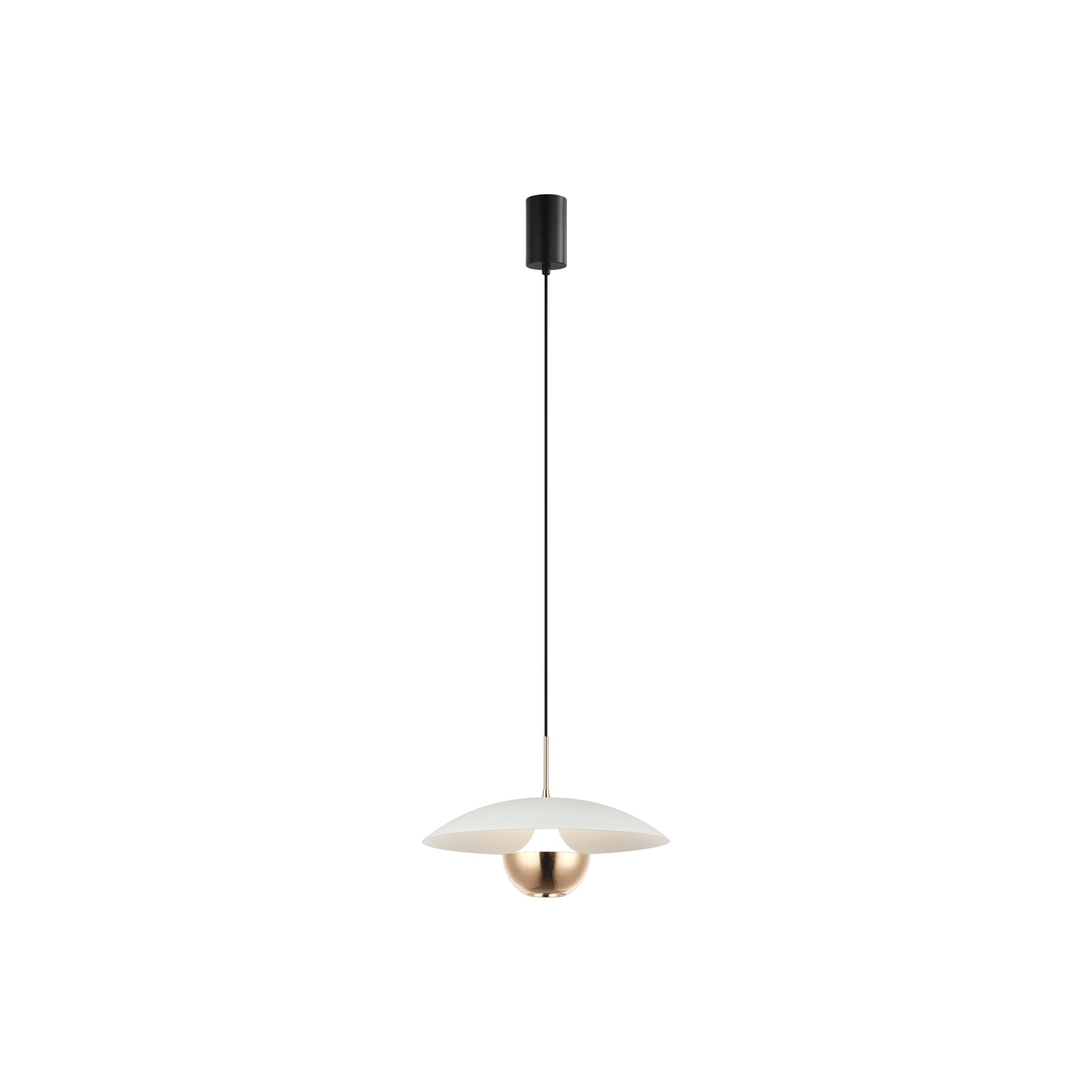 LED pendellampe Valia gullfarget aluminium forfra