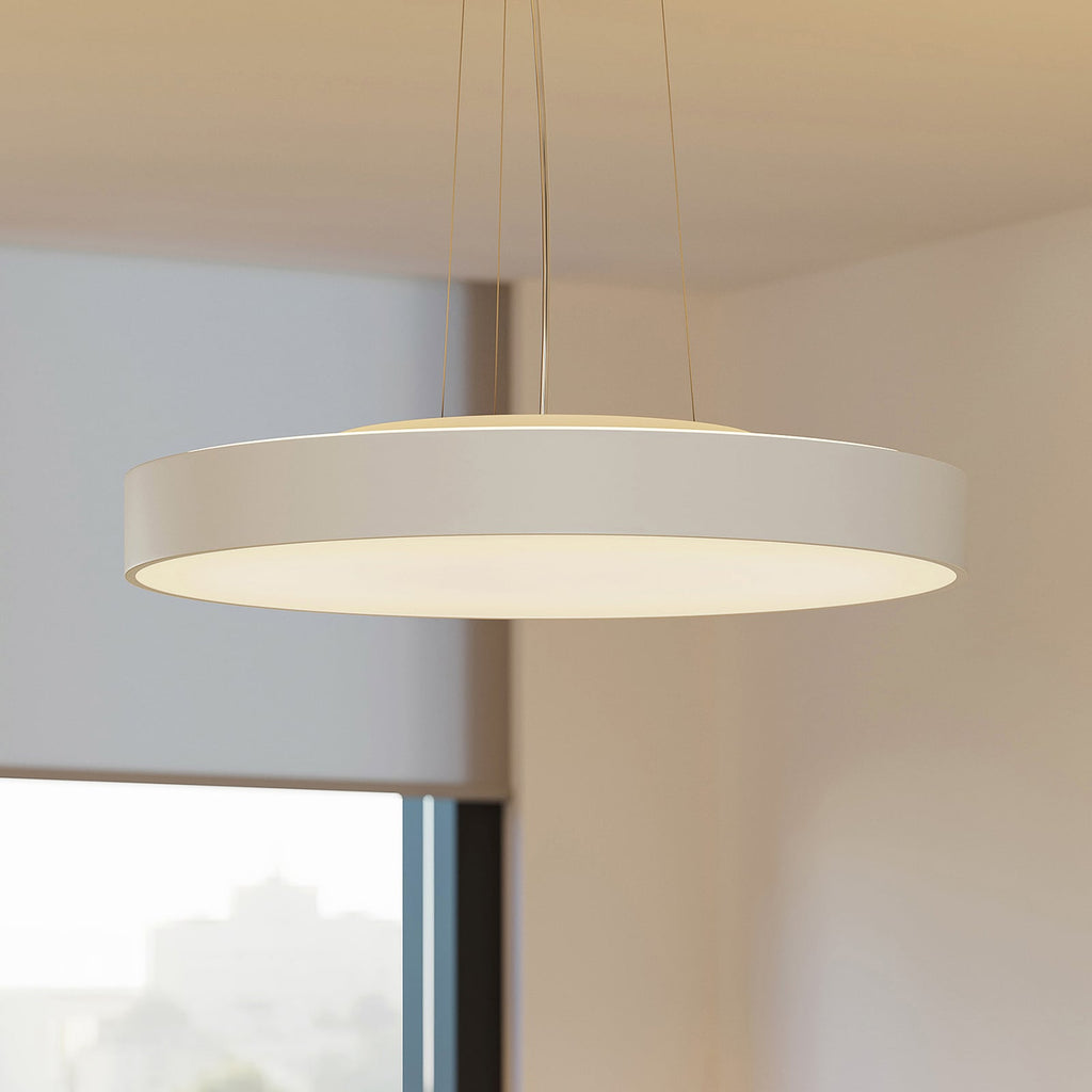 Detaljbilde av LED pendellampe Vanida hvit opp/ned dimbar Ø60 cm