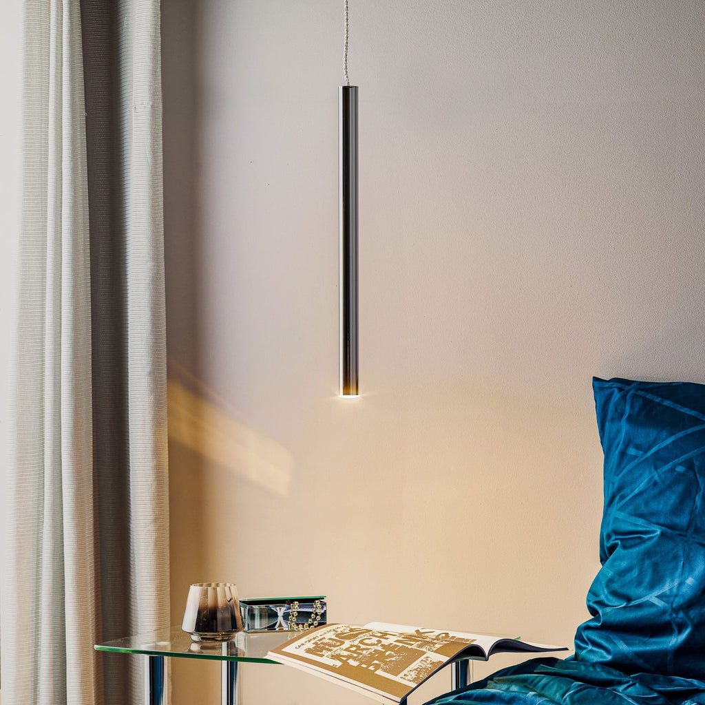 LED pendellampe Varas dimbar krom bakside