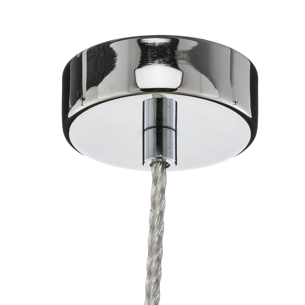 LED pendellampe Varas dimbar krom oppheng