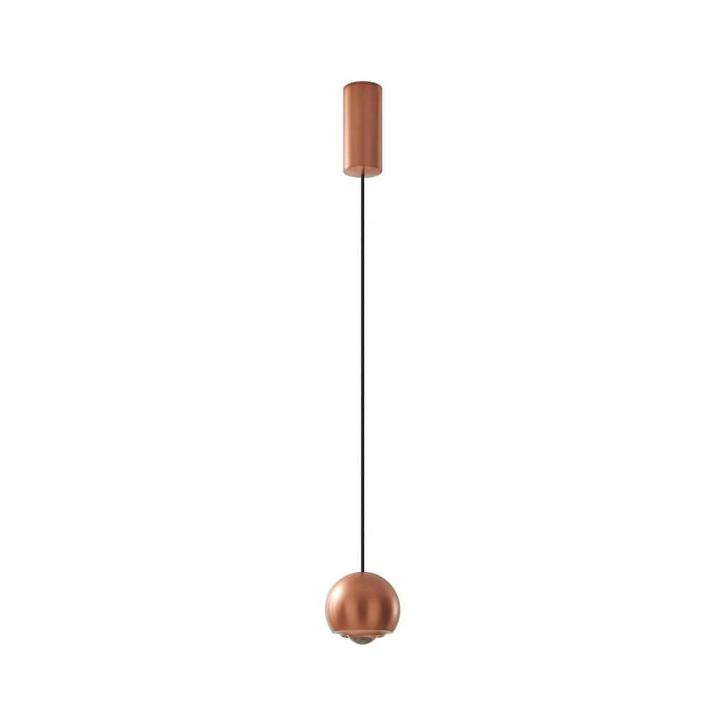 LED pendellampe Varineth kobberfarget aluminium detalj
