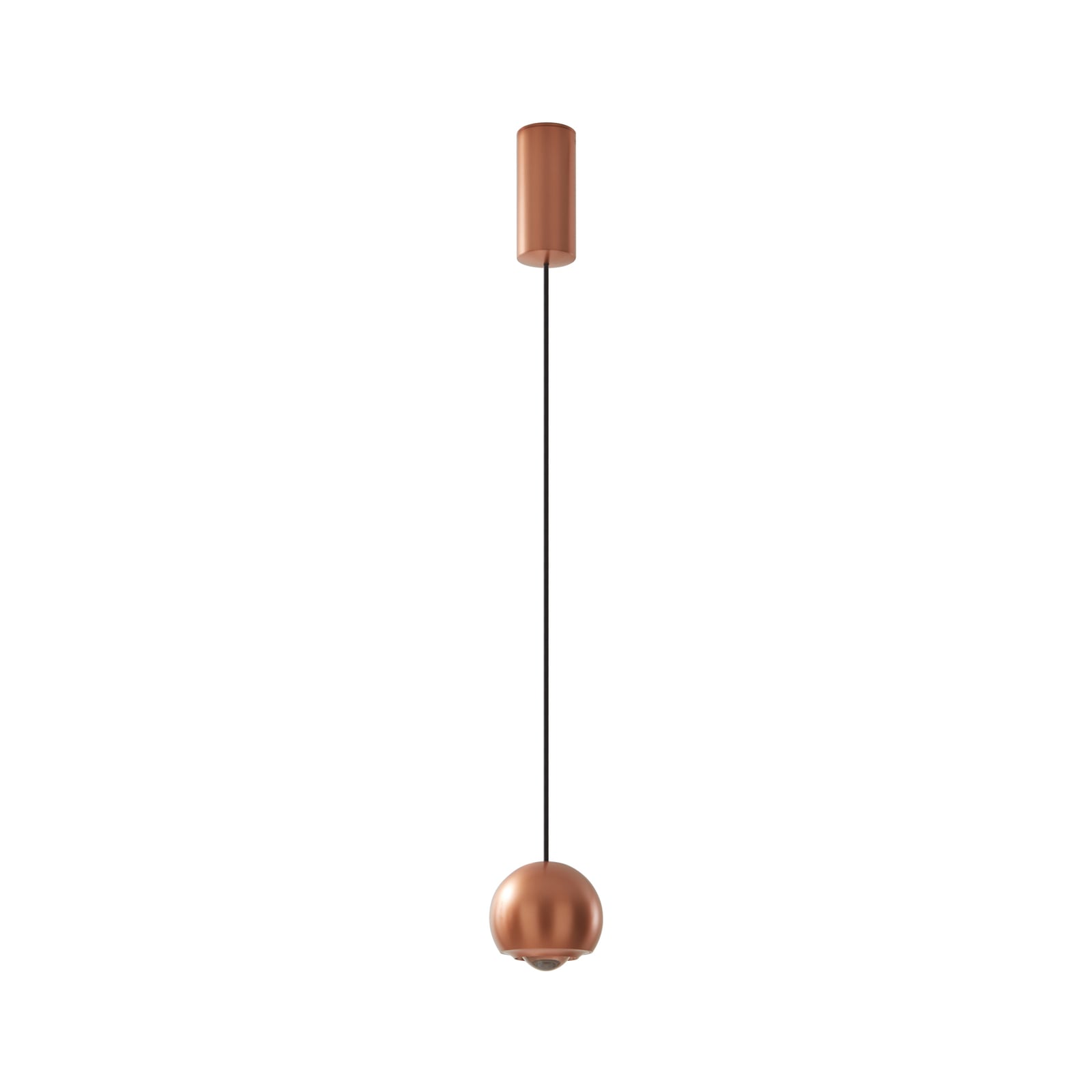LED pendellampe Varineth kobberfarget aluminium detalj
