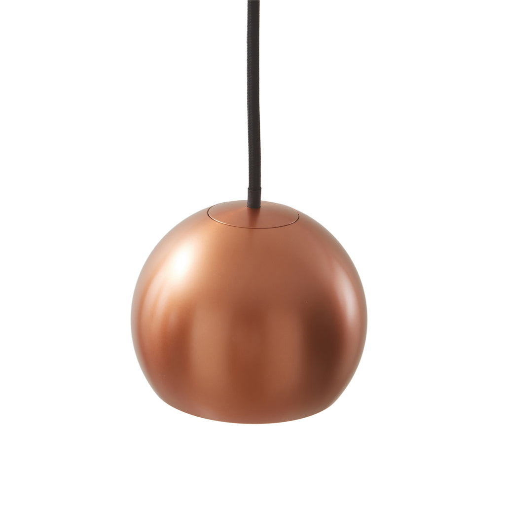 LED pendellampe Varineth kobberfarget aluminium side
