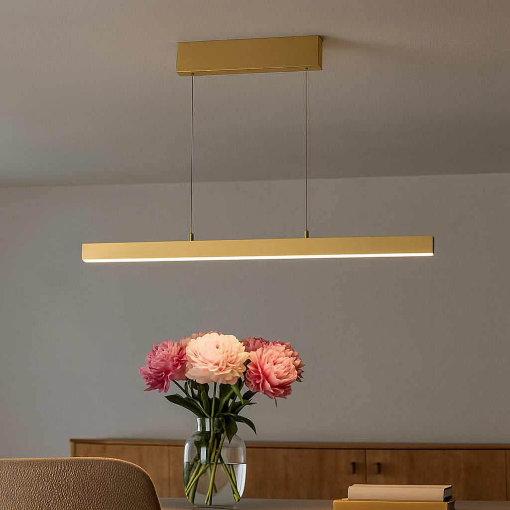 LED pendellampe Vayana sandfarge 190 cm dimbar CCT bakside