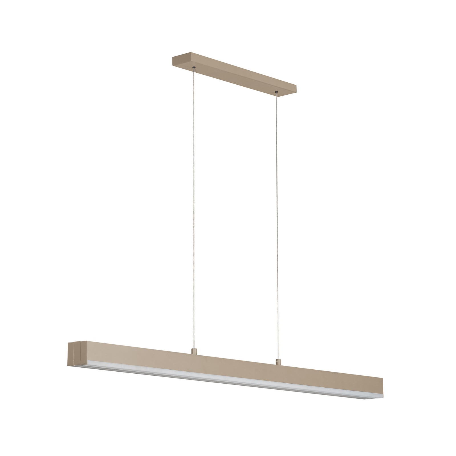 LED pendellampe Vayana sandfarge 190 cm dimbar CCT justerbar høyde