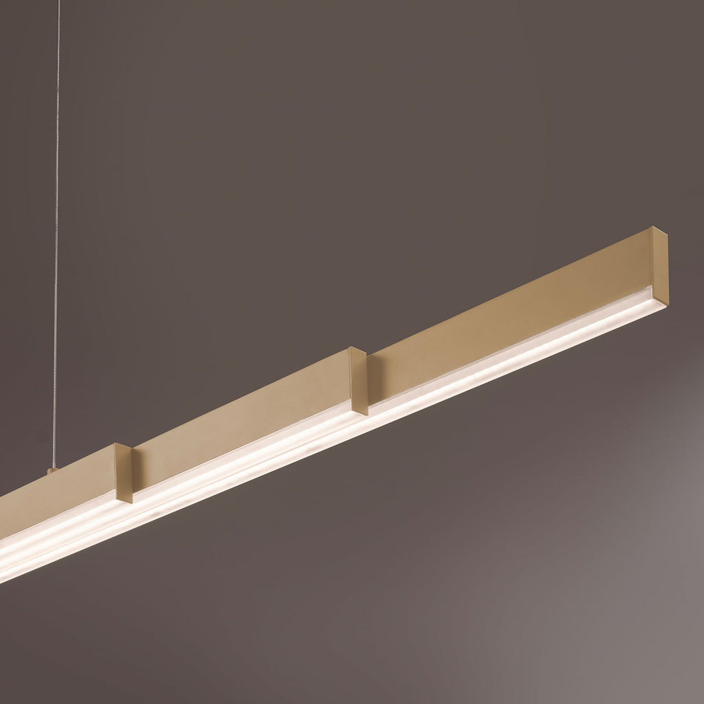 LED pendellampe Vayana sandfarge 190 cm dimbar CCT lysfargejustering