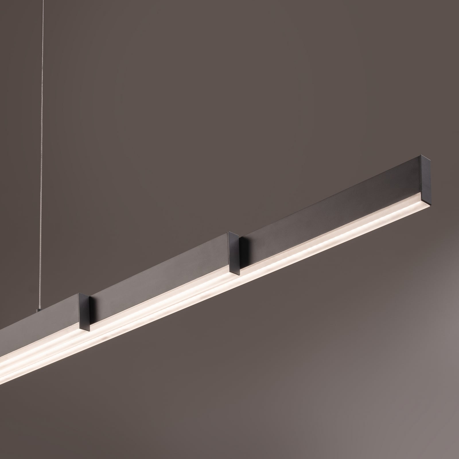 LED pendellampe Vayana grå 189 cm dimbar CCT berøringsdimmer bakside