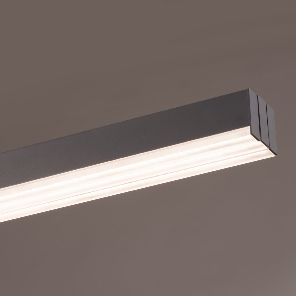 LED pendellampe Vayana grå 189 cm dimbar CCT berøringsdimmer montert i rom