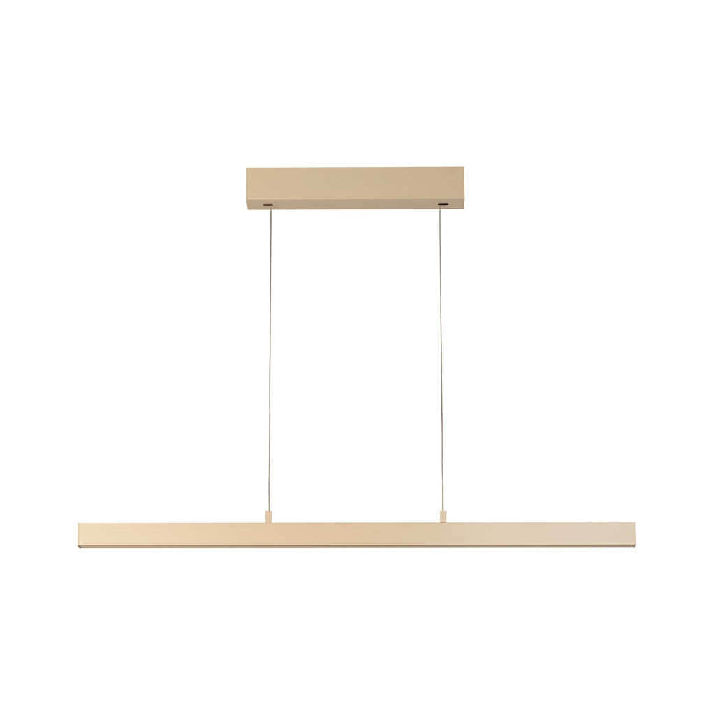 LED pendellampe Vayana sand 114 cm montert i rom