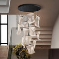 LED pendellampe Velos II 13-lys metakrylat forfra