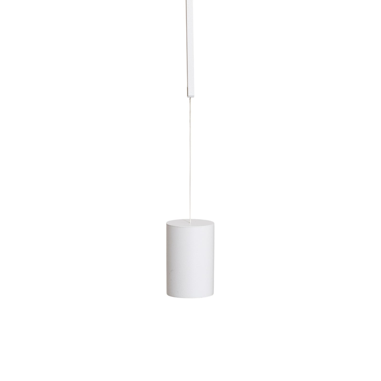 LED pendellampe VERTIC hvit aluminium nærbilde av lyskilde
