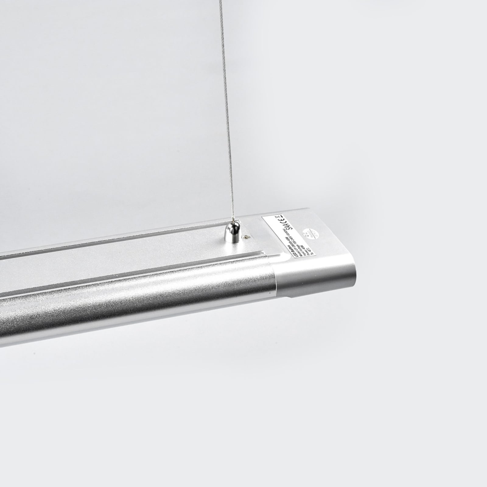 LED pendellampe Vinca aluminium 120 cm nærbilde 1
