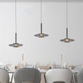 LED pendellampe Vitrum 3-lys glass aluminium forfra