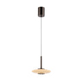 LED pendellampe Vitrum brun opal glass Ø22 cm forfra