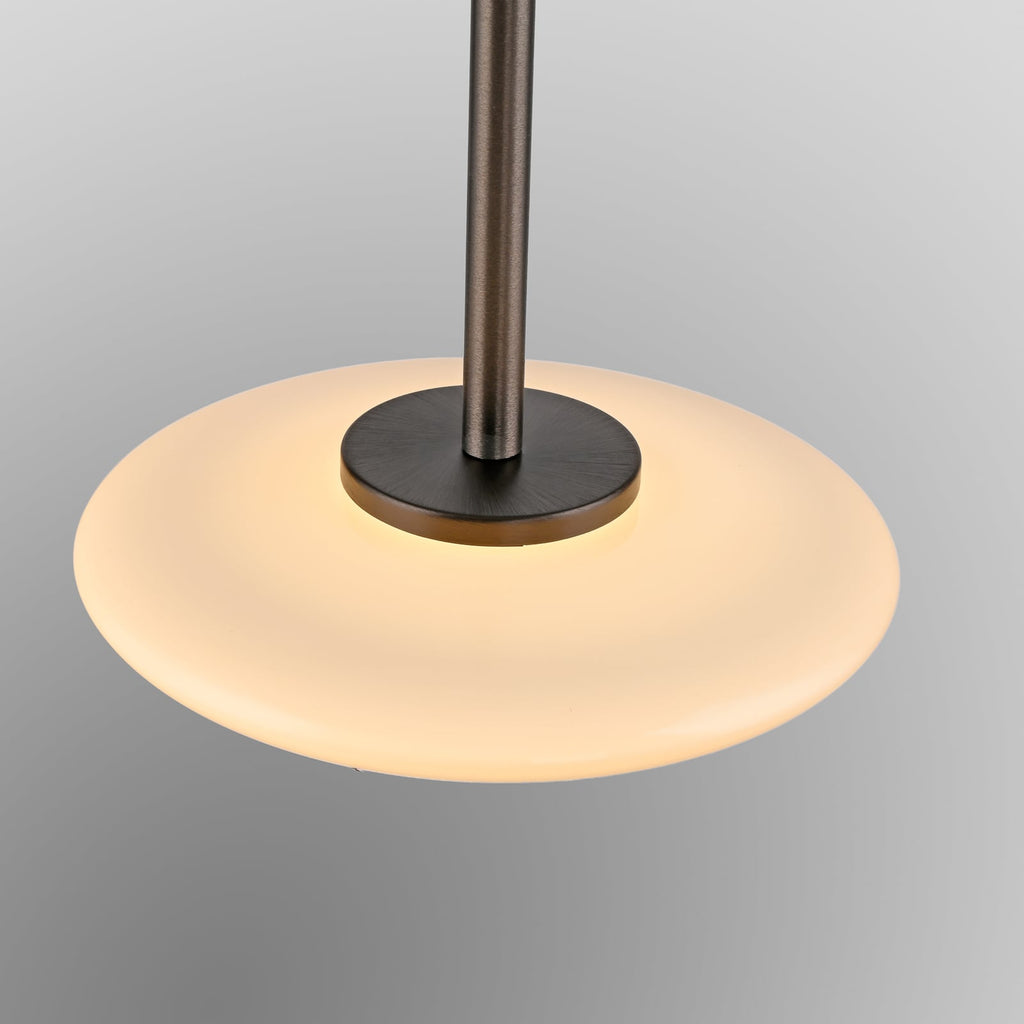 LED pendellampe Vitrum brun opal glass Ø22 cm justerbar høyde