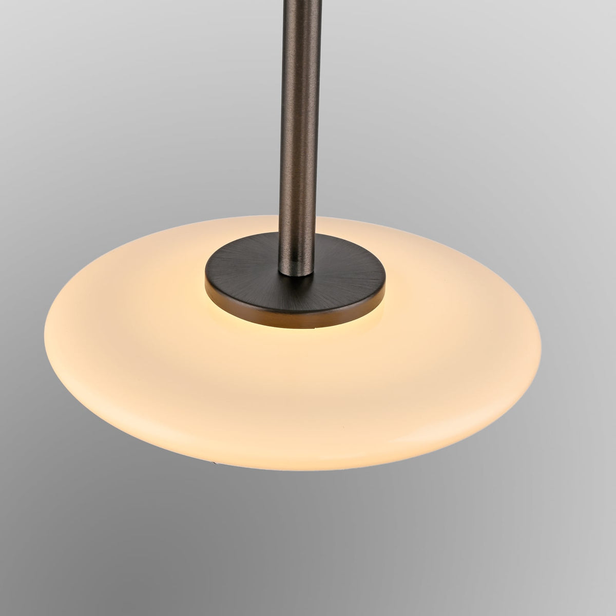 LED pendellampe Vitrum brun opal glass Ø22 cm justerbar høyde