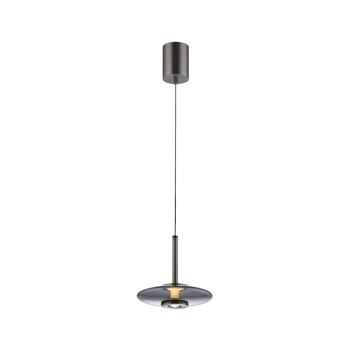 LED pendellampe Vitrum glass aluminium dimbar forfra