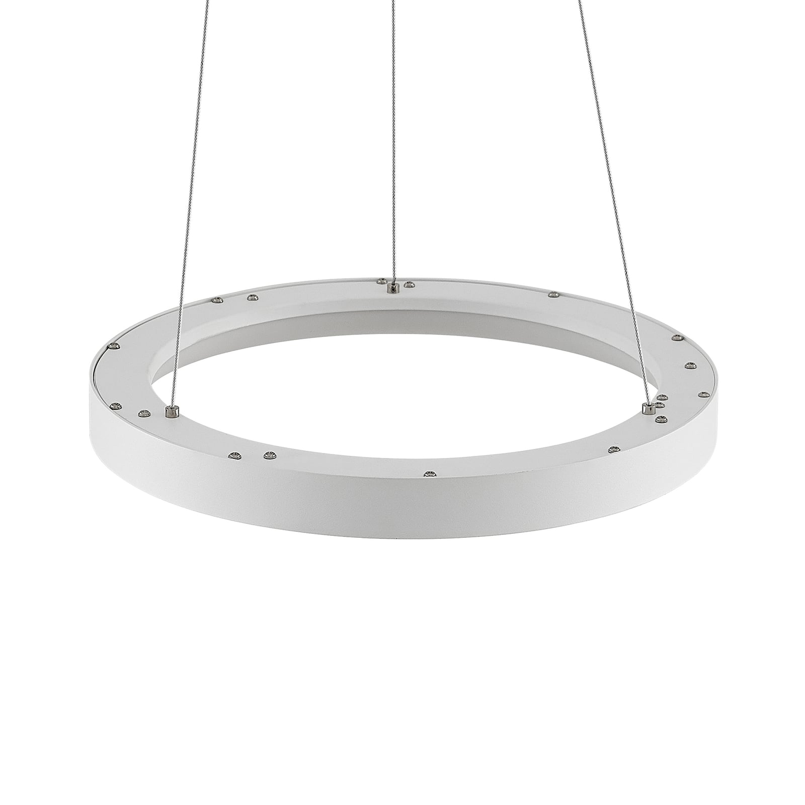 led pendellampe vivy dimbar hvit metall nærbilde