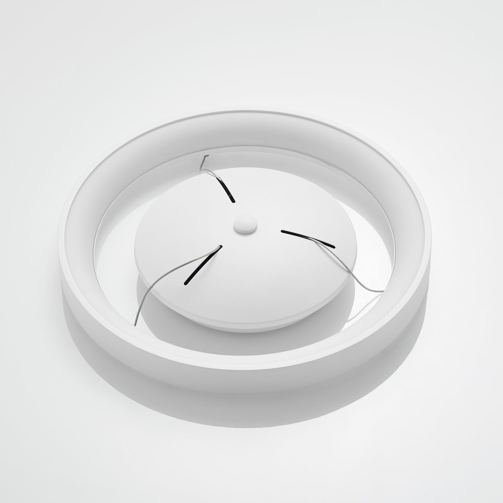 led pendellampe vivy dimbar hvit metall materialdetalj