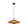 LED pendellampe Vulcan dimbar svart/gull forfra