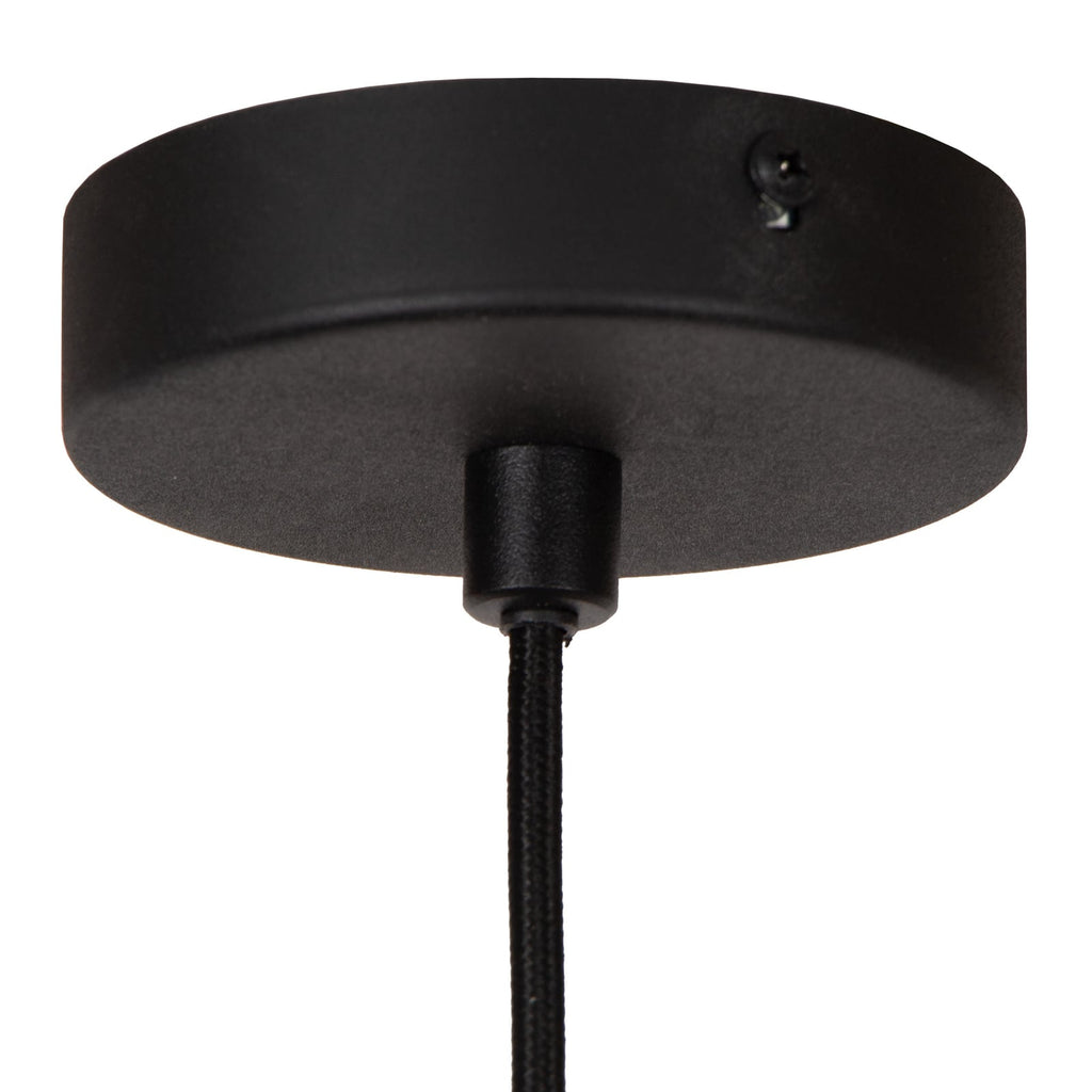 LED pendellampe Vulcan dimbar svart/gull montert