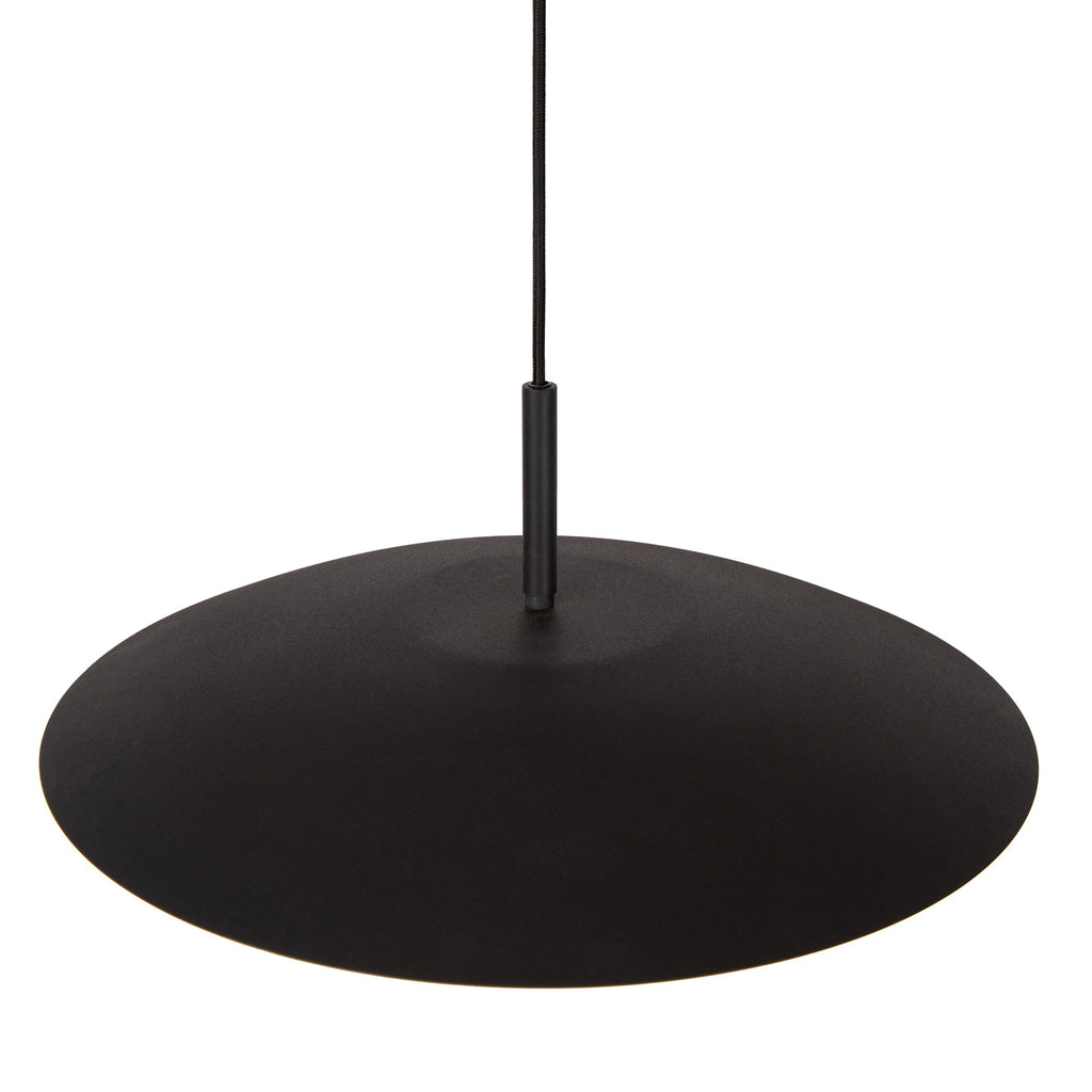 LED pendellampe Vulcan dimbar svart/gull side