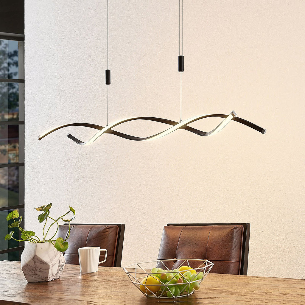 LED pendellampe Welina bakside med takfeste