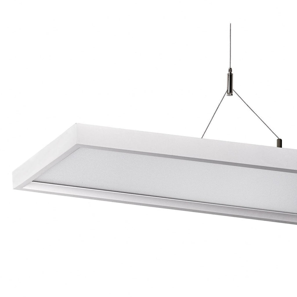 LED pendellampe Worklight hvit 120 cm 57W dimbar opp/ned bakside
