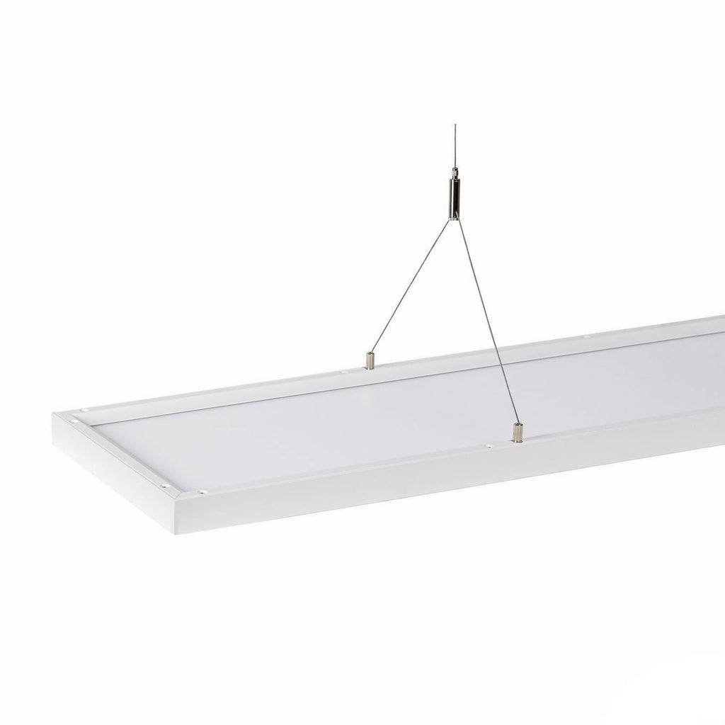 LED pendellampe Worklight hvit 120 cm 57W dimbar opp/ned detalj