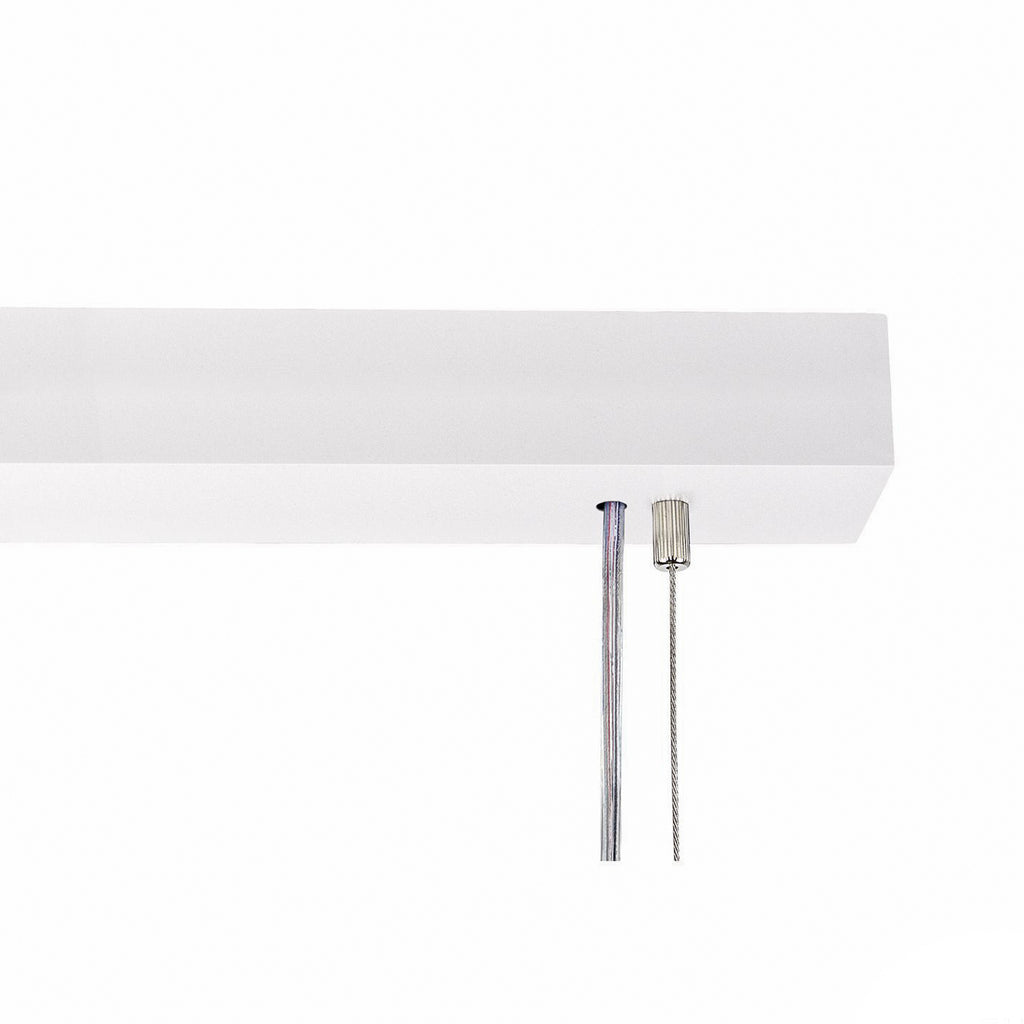 LED pendellampe Worklight hvit 120 cm 57W dimbar opp/ned montert
