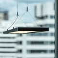 LED pendellampe Worklight svart dimbar opp og ned forfra
