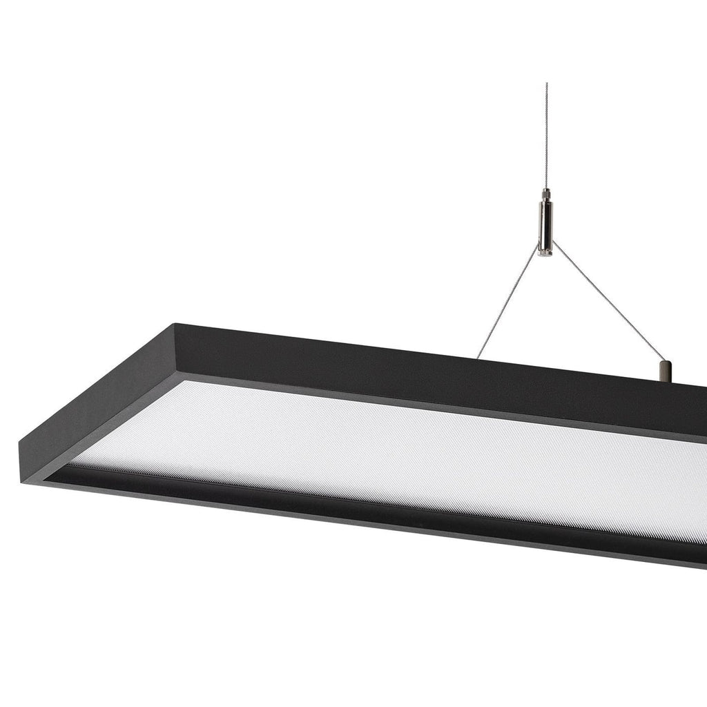 LED pendellampe Worklight svart dimbar opp og ned nærbilde
