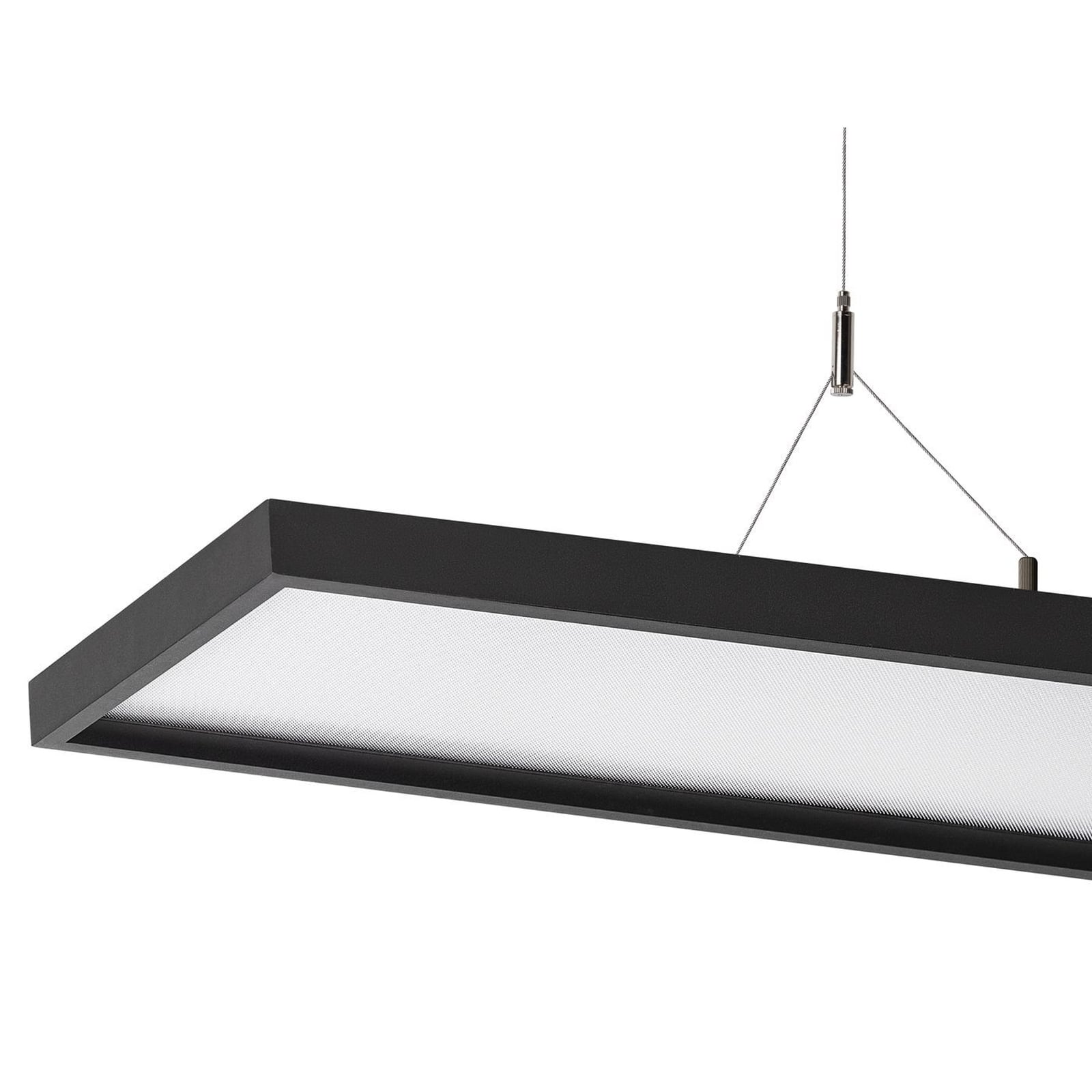 LED pendellampe Worklight svart dimbar opp og ned nærbilde