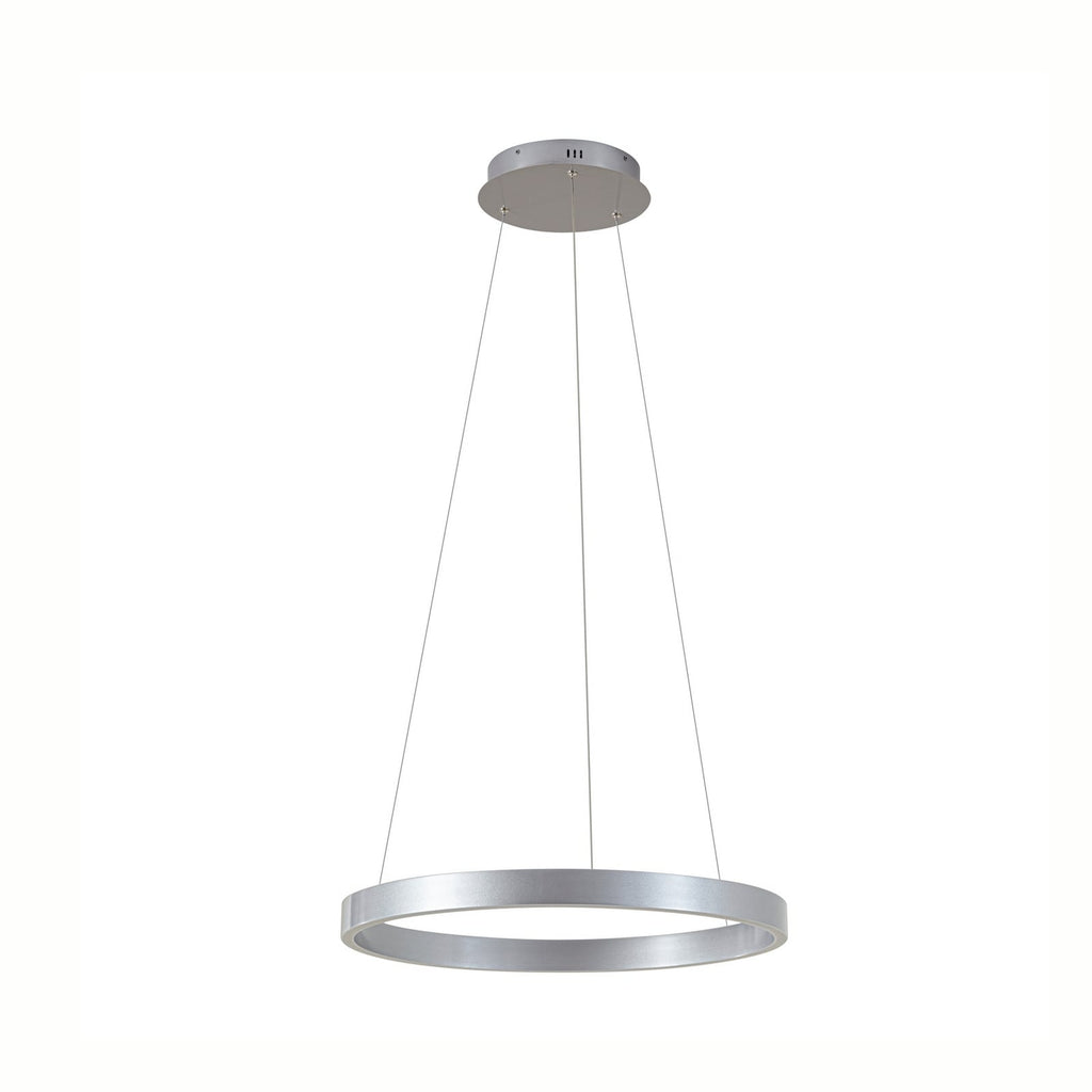 LED pendellampe Yonam dimbar CCT aluminium Ø60 cm nærbilde