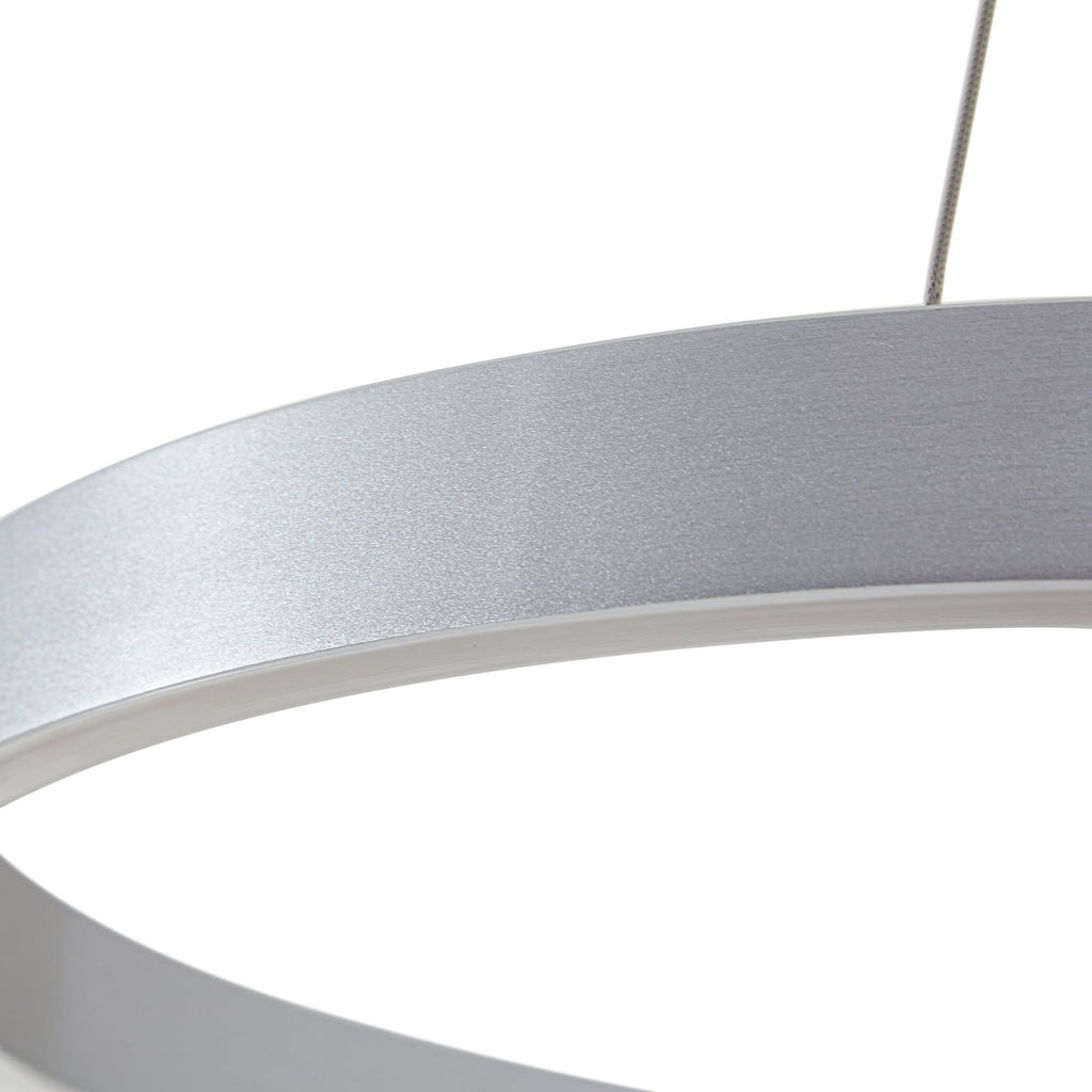 LED pendellampe Yonam dimbar CCT aluminium Ø60 cm oppheng